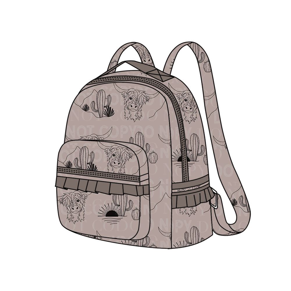 gray catcus alpine zipper backpack