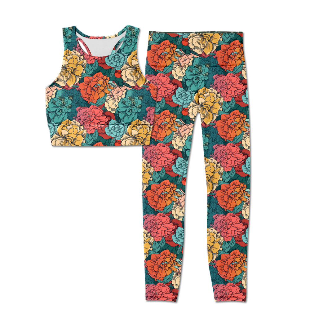 Flower adult yoga set