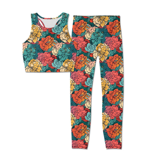 Flower adult yoga set