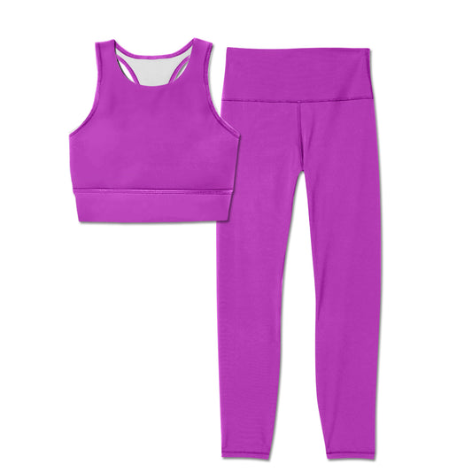 purple top pants for adults