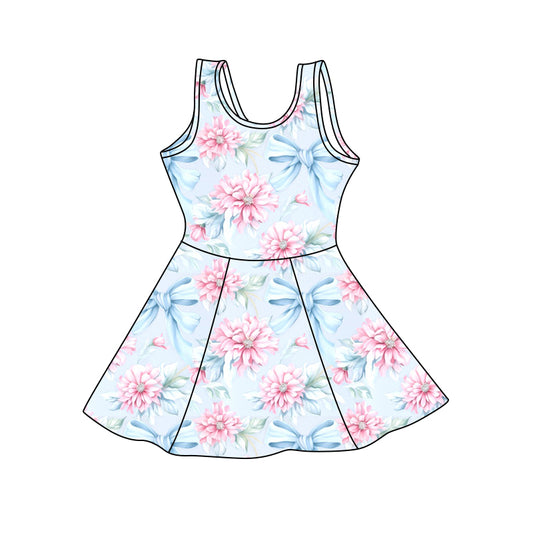toddler girls clothes flower sleeveless dress