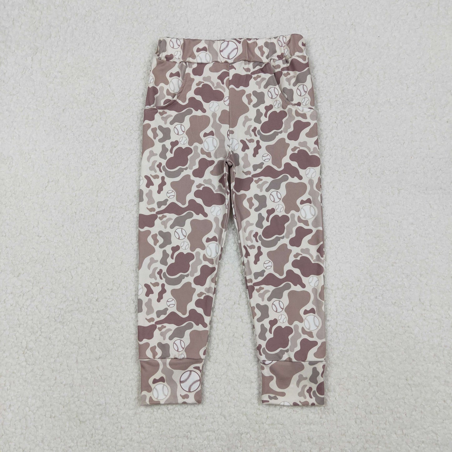 RTS NO MOQ（In Stock) P0875 Baseball brown camouflage pants