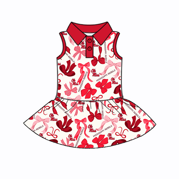 Custom moq 5 mix sizes summer teams baby girls clothes team red short sleeve skirts shorts sets dress 1 and dress 2 and dress 3 and dress 4-25.5.14