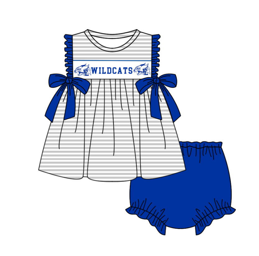 Custom moq 5 mix size milk silk summer teams baby boys girl clothes blue short sleeve shorts sets 2 and brief sets and dress and rompers 2