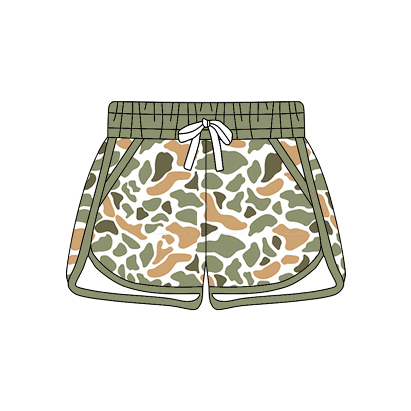 25.11.24 custom each style moq 5 eta 6-8week Sibling Sister camouflage baby summer shorts 8 match design