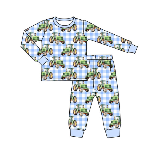 8.10 custom each style moq 5eta 4-6week Sibling Sister blue baby boys sets and rompers match family design