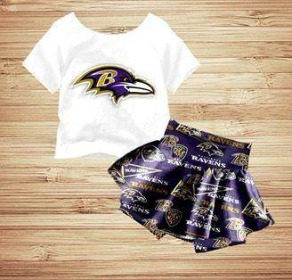 baby girls clothes team B white short sleeve purple boxer briefs summer outfit