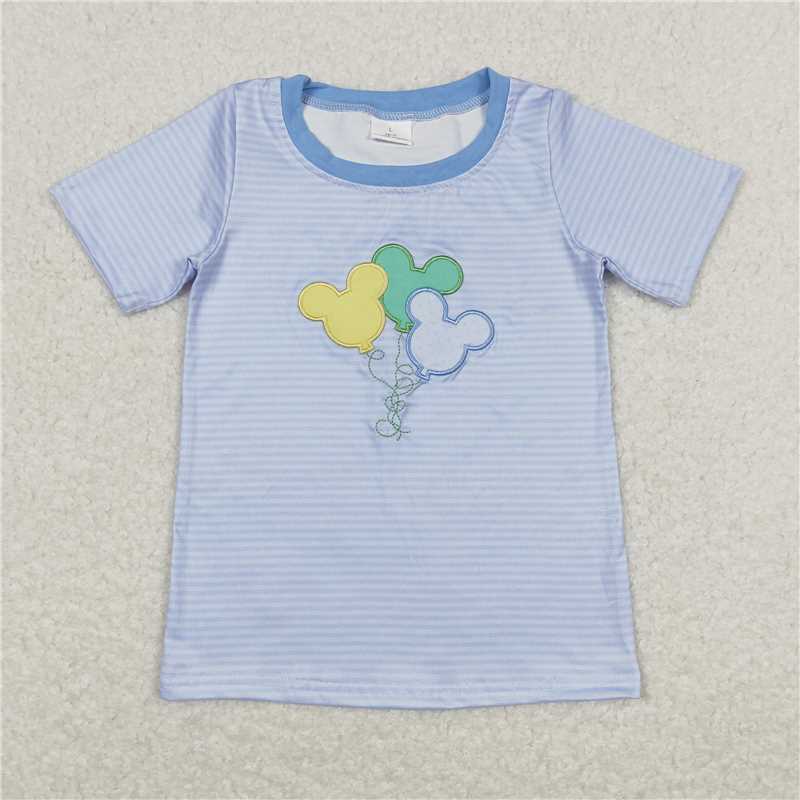 Baby Kids balloon Summer Embroidery Sibling Rompers Clothes Sets