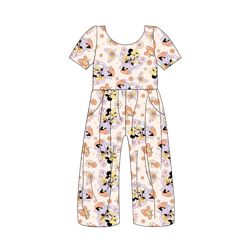 5.1custom each style moq 5eta 4-5week cartoon character prints jumpsuits