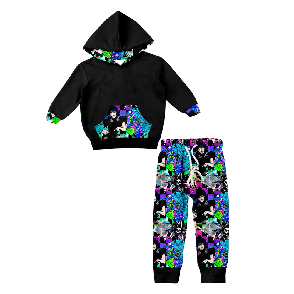 5.12custom each style moq 5eta 4-5week Sibling Sister dancing girl prints black girls and boys outfits and blanket backpack match family design