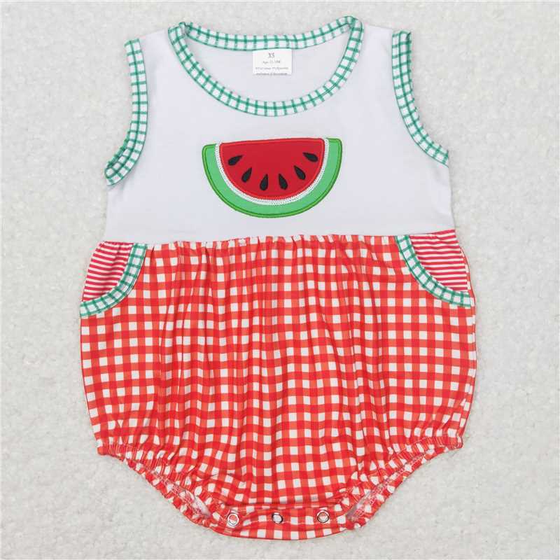 Baby Boys Fishing Blue Stripes Sibling Embroidery Summer Clothes Sets