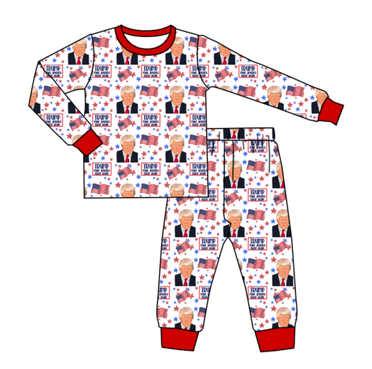 Deadline: February 9th custom no moq  Girls' pajamas long sleeves and long pants suit