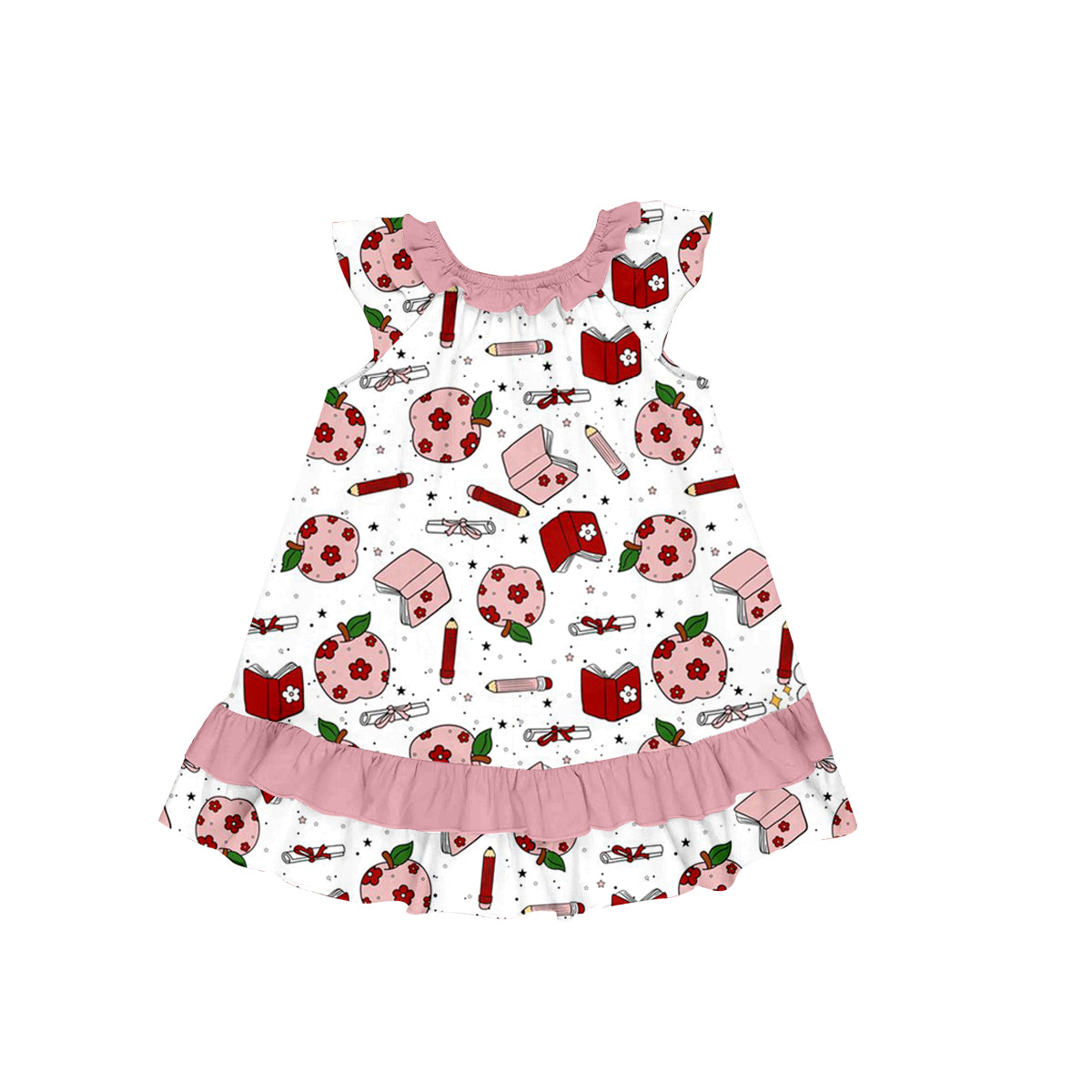 1.3 custom each style moq 5eta 4-6week Sibling Sister baby girl dress 1 and dress 7 match family design