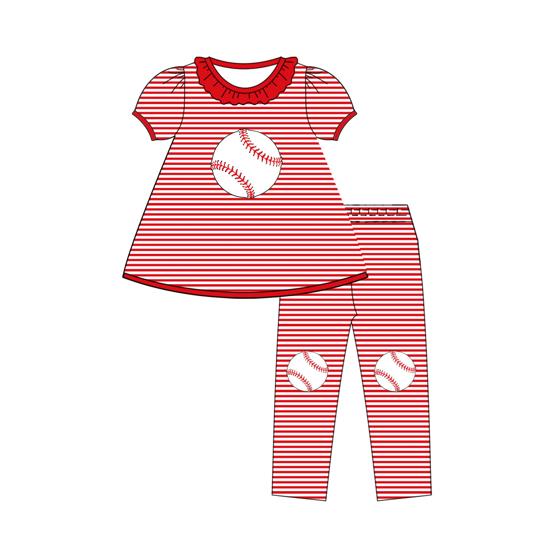 25.11.24 custom each style moq 5 eta 6-8week Sibling Sisters bow baby girl short sleeve pants sets 2 match family design
