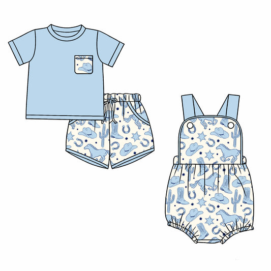 26.1.2 custom each style moq 5 eta 6-8week Sibling Sister boot hat baby boy short sleeve shorts sets and romper match design