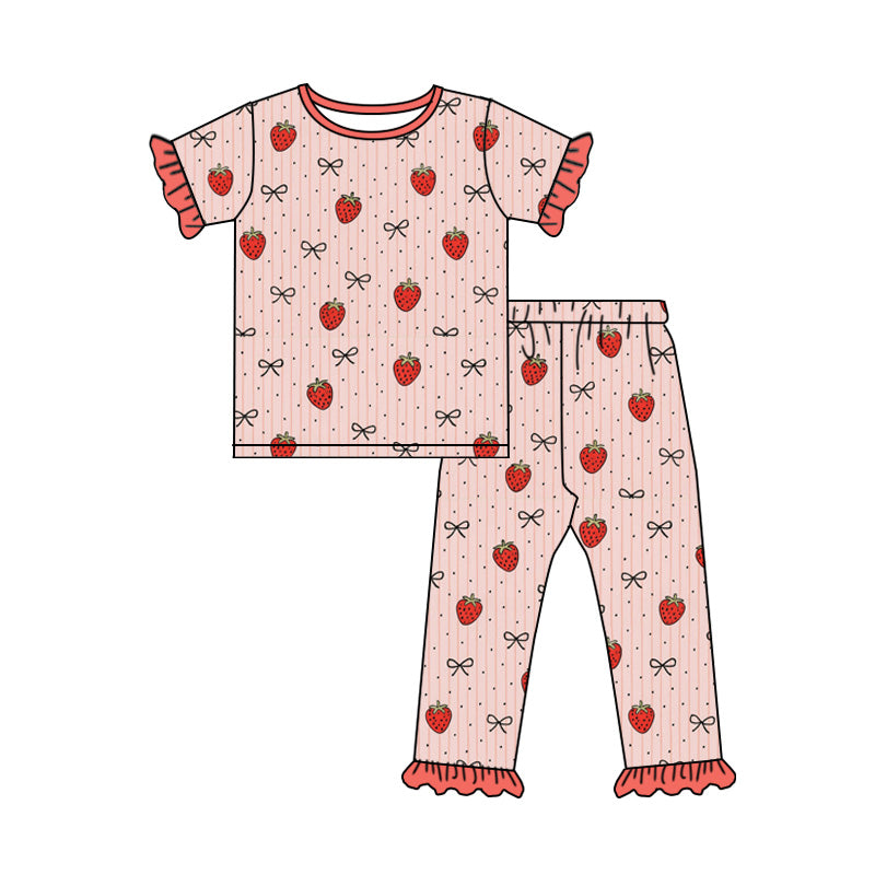 26.1.3 custom each style moq 5 eta 6-8week Sibling Sisters baby girl short sleeve pants sets 3 match family design