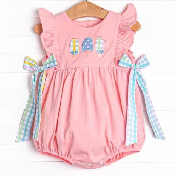 Deadline: February 9 close custom no moq Ice cream summer crawling suit