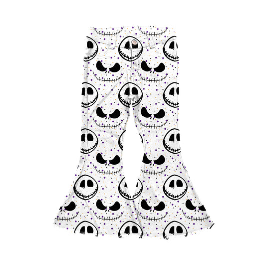 5.16custom each style moq 5eta 4-5week Halloween style prints long bell-bottom series