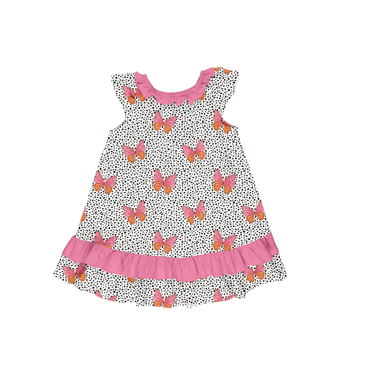 1.3 custom each style moq 5eta 4-6week Sibling Sister baby girl dress 1 and dress 7 match family design