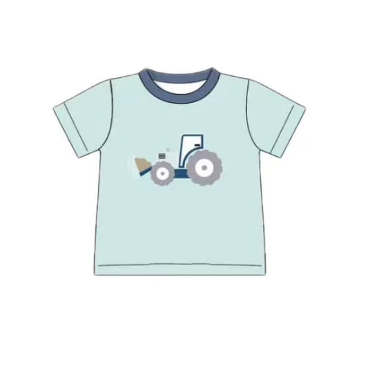 custom moq 5 eta 4-5 weeks baby boys clothes toddler boy teal short sleeve summer top