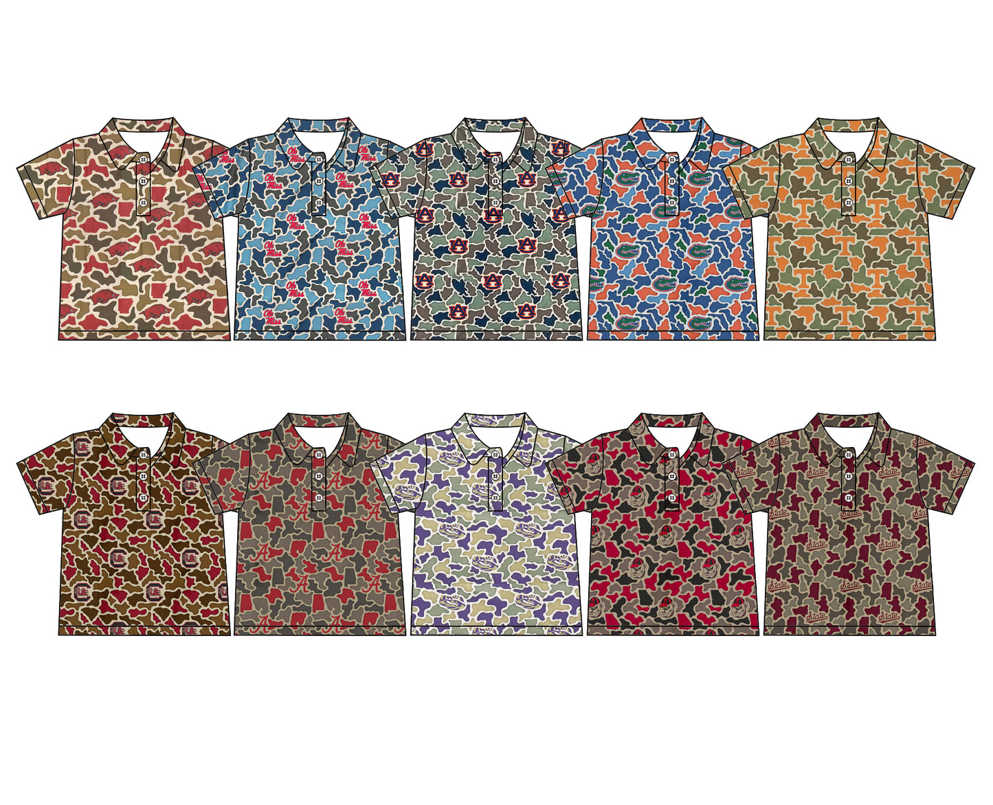 26.1.8 custom each style moq 5 eta 6-8week Sibling Sister camouflage baby summer top 10 match design