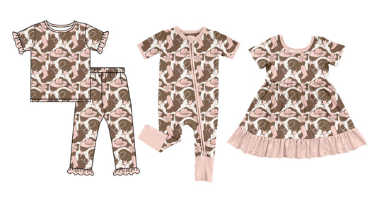 25.12.3 custom each style moq 5 eta 6-8week Sibling Sisters baby girl short sleeve pants sets and dress and rompers match family design