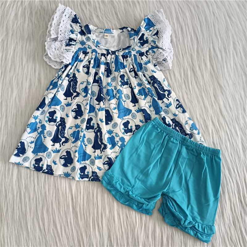 C11-5 Disney Snow White Blue Lace Set