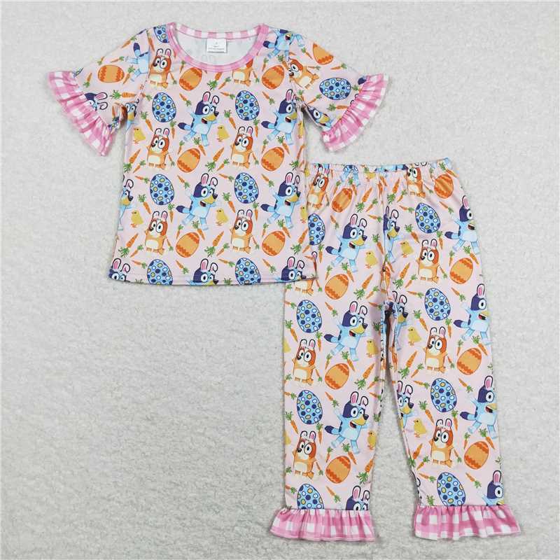 RTS NO MOQ Boys short-sleeved shirt pants clothing set