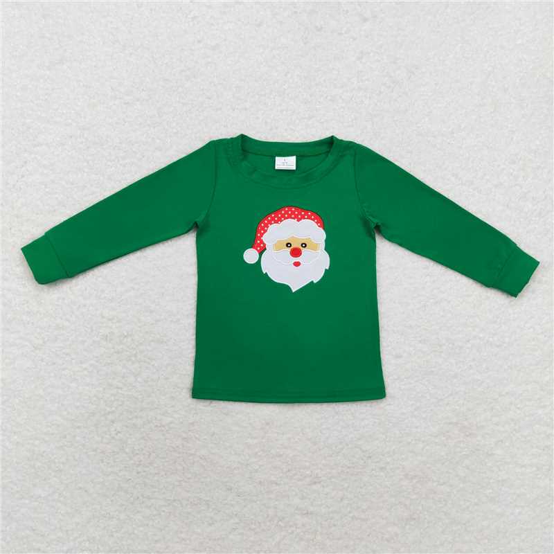 RTS NO MOQ Baby kid Christmas pullover long sleeve top