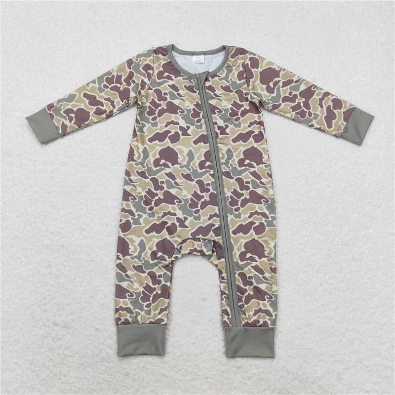 RTS NO MOQ Baby Girls Camouflage long sleeve Clothes Sets