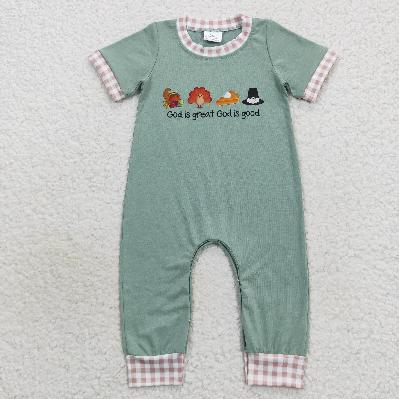 RTS NO MOQ  Baby GirlsCotton hot stamping short-sleeved trousers suit matching romper skirt suit