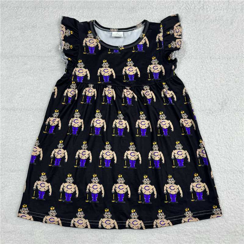 "G6-12-3/* Character purple pants and black flying sleeves skirt"