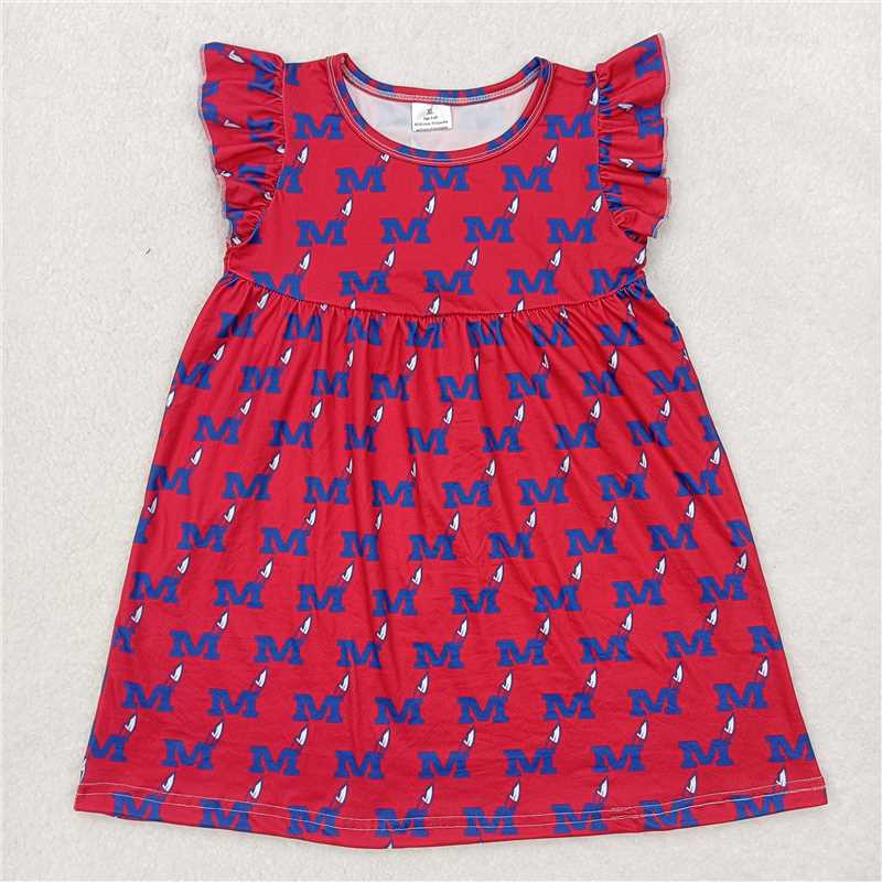 "G6-7-2*;' M red flying sleeves skirt"