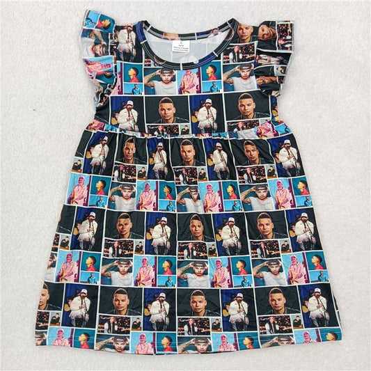 "G6-7-2/.] Boy singer flying sleeves dress"