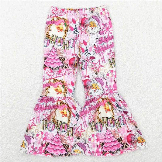 RTS SALES NO MOQ G6-5-5] Santa Claus five-pointed star pink trousers