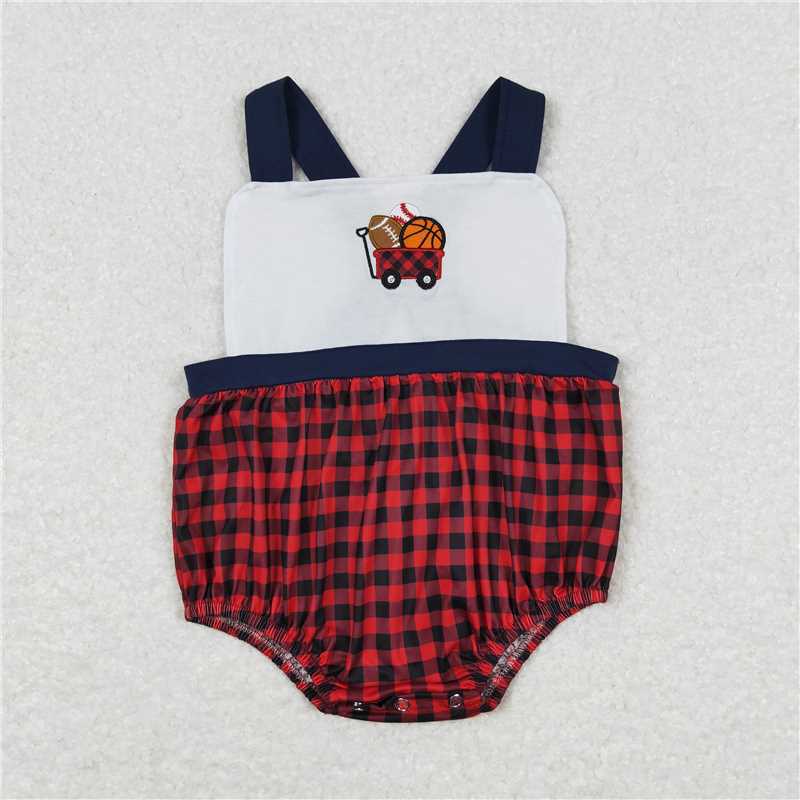 RTS NO MOQ baby boy and girls clothes basketball Short Sleeve Pants Suit