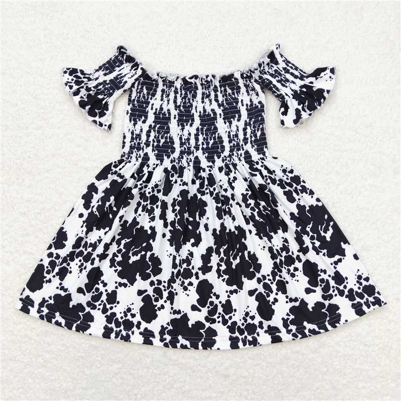 RTS NO MOQ Baby Girl Clothes Short-sleeved dresses