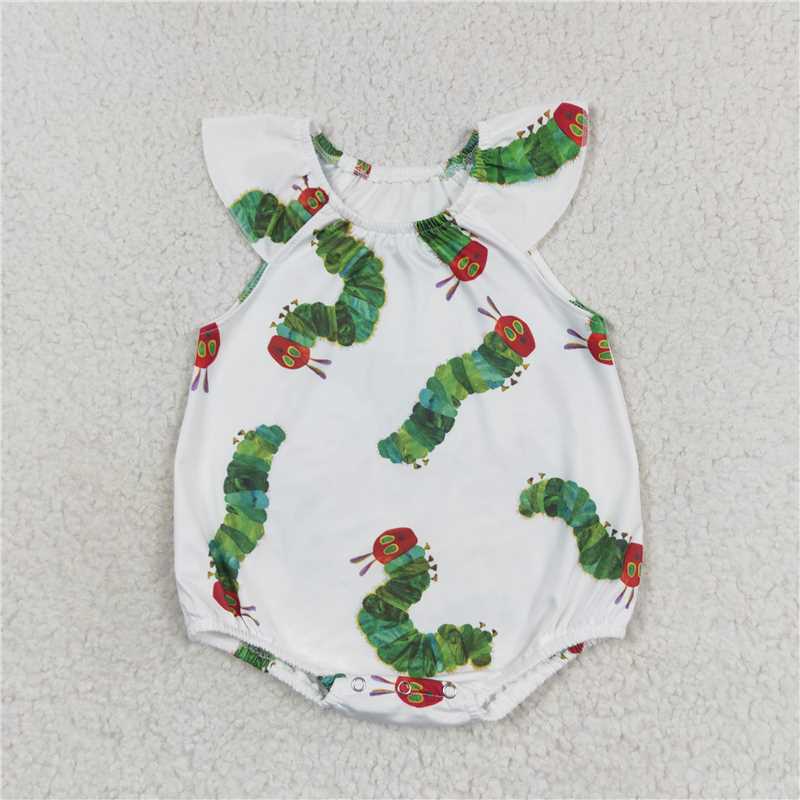 RTS NO MOQ Boys and Girls Caterpillar Bandage Summer Mixed Outfit