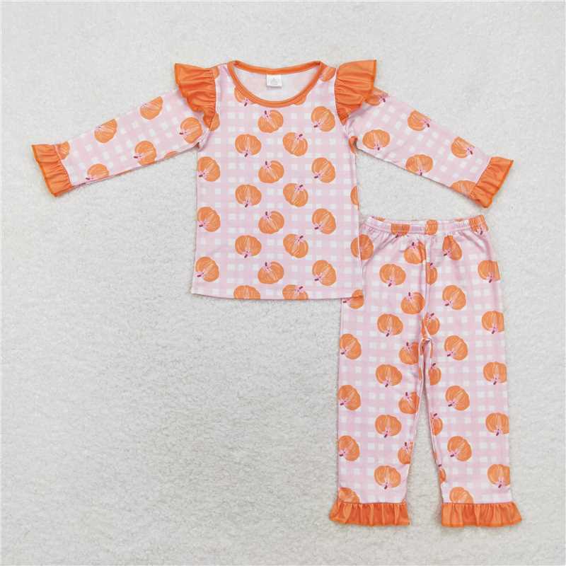 RTS NO MOQ Boys and Girls Pajama Long Sleeve and Pants Sets bamboo