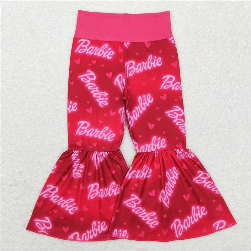 RTS NO MOQ Baby girl Clothes barbie long Pants