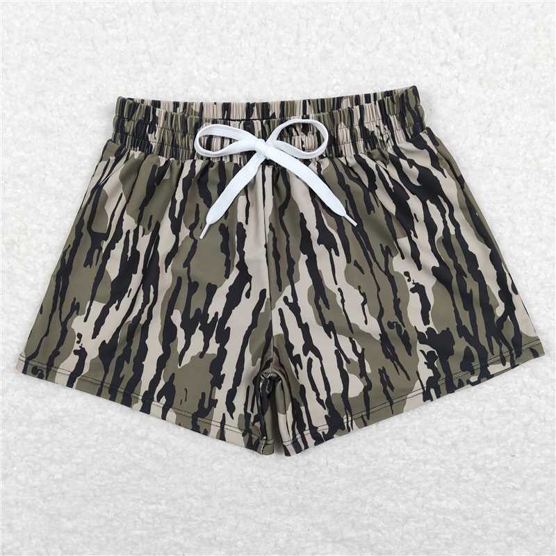 RTS NO MOQ Baby Boys Camouflage Trunks Bottoms Swimsuits