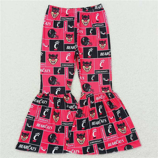 RTS SALES NO MOQ G6-5-5['] C狗头红黑格子长裤G6-5-5['] C Dog head red and black plaid trousers