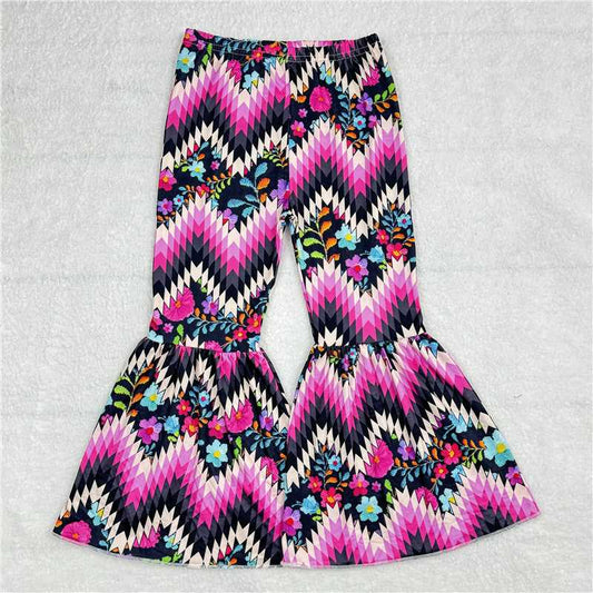 RTS SALES NO MOQ G6-5-6/ Colorful diamond flower trousers