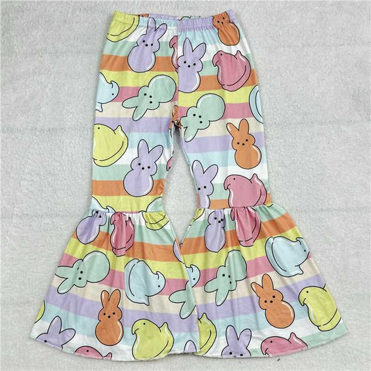 RTS SALES NO MOQ G6-5-6// Colorful bunny striped trousers