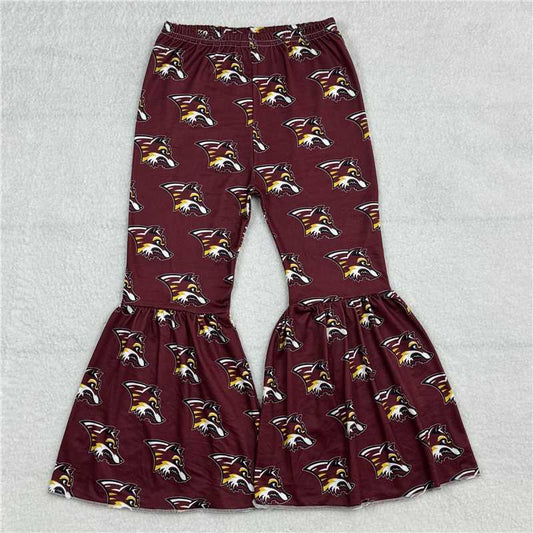 RTS SALES NO MOQ G6-5-7\. Dark purple dog head trousers