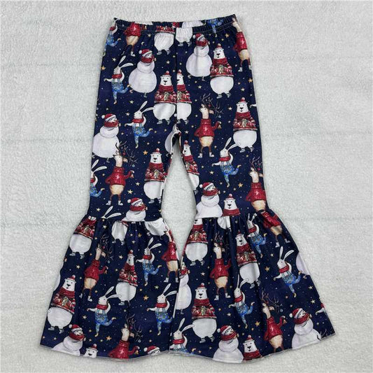 RTS SALES NO MOQ G6-5-7',/ Snowman Star Dark Blue Pants