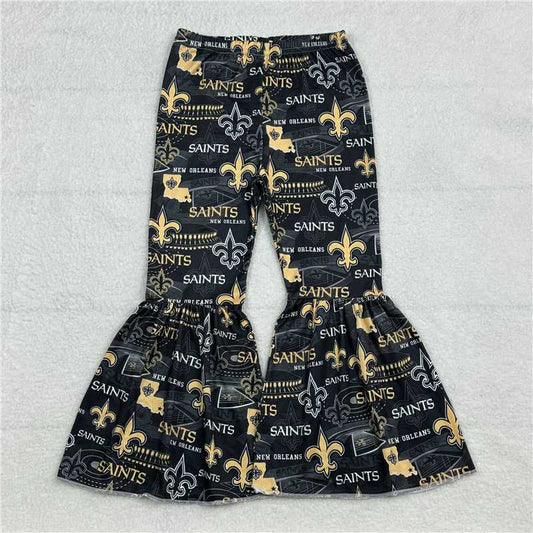 RTS SALES NO MOQ G6-5-7;]' Black trousers with yellow and white letters