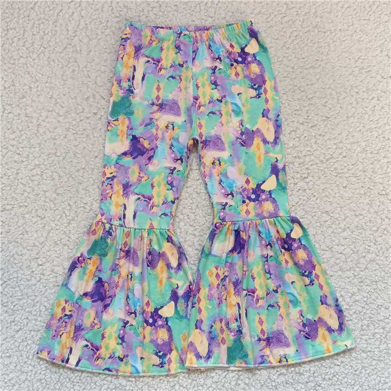 RTS SALES NO MOQ G6-10-2''' Colorful tie-dye trousers