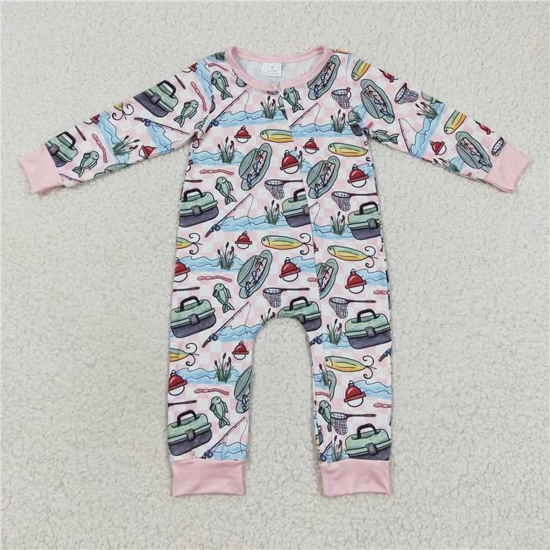 Baby girls dad's fishing buddy Sibling Sister Clothes Sets