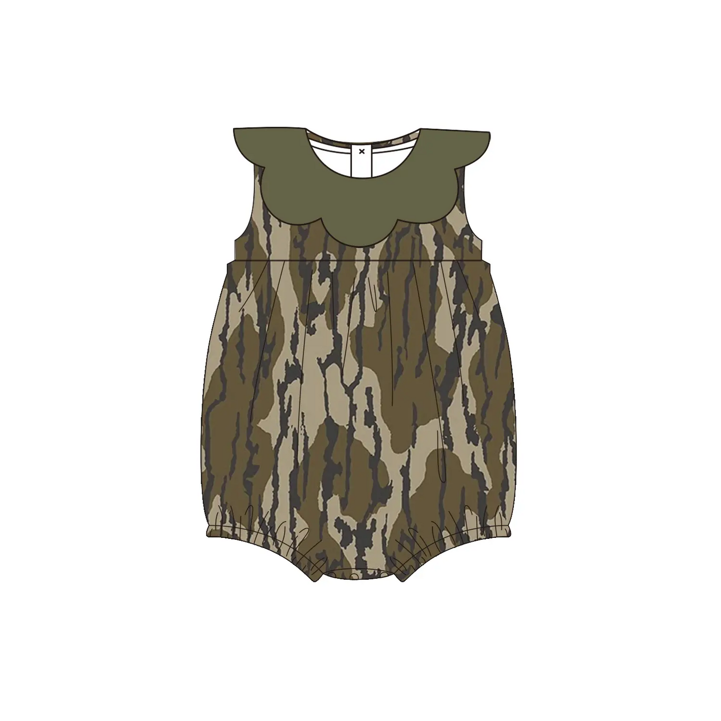 Custom moq 3 eta 7/8week moq 5 eta /4/5week Dark Brown Camouflage Petal Neck Sleeveless Short Climbing Dress